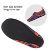 3mm Non-slip Rubber Embossing Texture Sole Figured Diving Shoes and Socks, One Pair, Size:S (Orange)