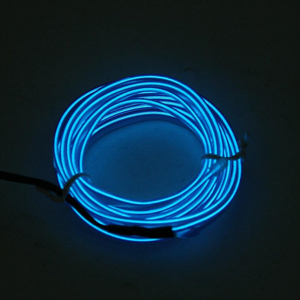 1M Cold Light Flexible LED Strip Light For Car Decoration(Blue Light)