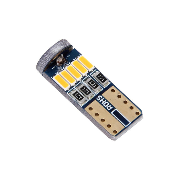 2 PCS DC 12V 2W 240LM 5500K T10-4014-15SMD Car Width Lamp Clearance Light Parking Lights(Amber Light)