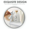 2pcs Small Person Shape Simple Wall Mounted Suction Cup Shelf Bathroom Cosmetic Storage(White)