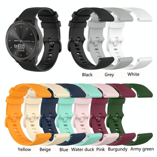 For Garmin Forerunner 245 Small Lattice Silicone Watch Band(Black)