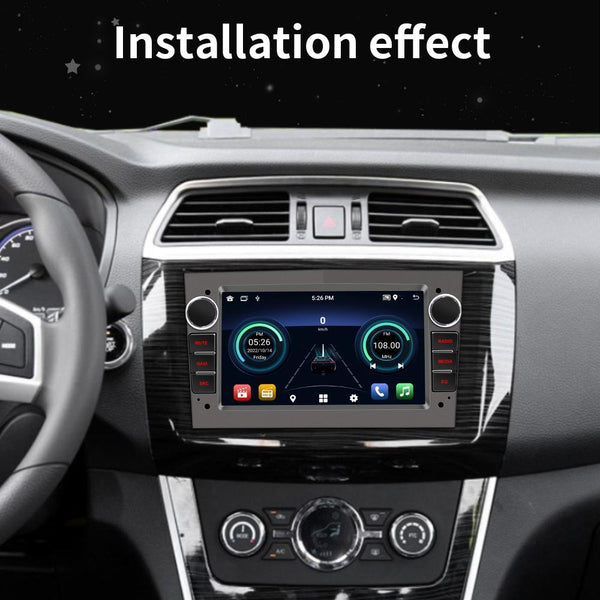 S-OB7A 7 inch Portable Car MP5 Player Built-in DAB Function Support CarPlay / Android Auto for OPEL, Specification:2GB+32GB(Black)