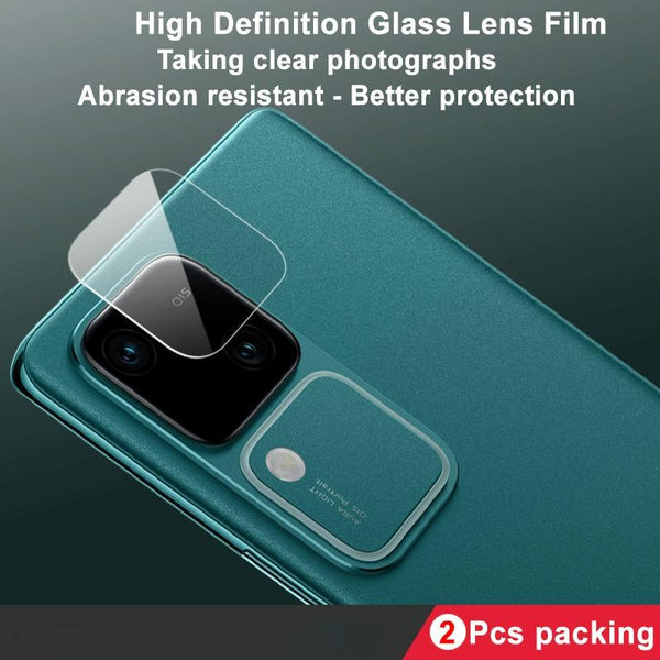 For vivo V30 5G/V30 Pro 5G/S18 5G/S18 Pro 5G 2pcs/Set imak HD Glass Rear Camera Lens Film