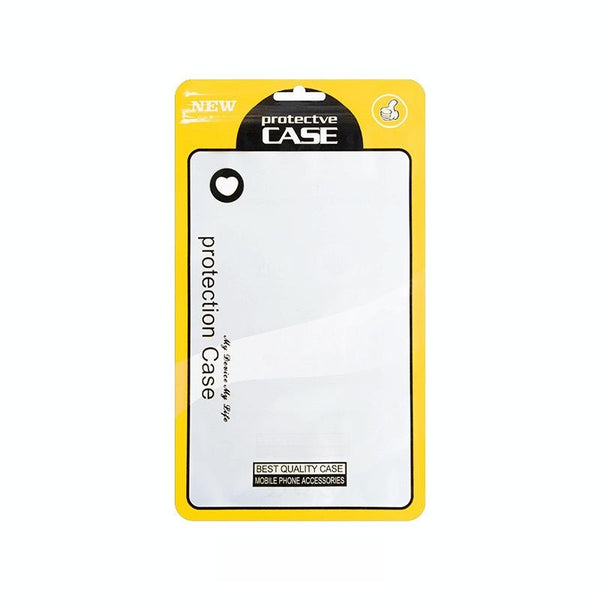 100 PCS  Ziplock Bags Plastic Bags Mobile Phone Case Packaging Bags(12 x 21cm Yellow)