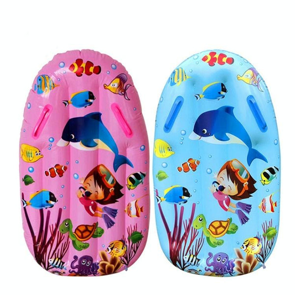 PVC Childrens Surfing Skateboard Water Toy, Size:100 x 53cm(Blue)