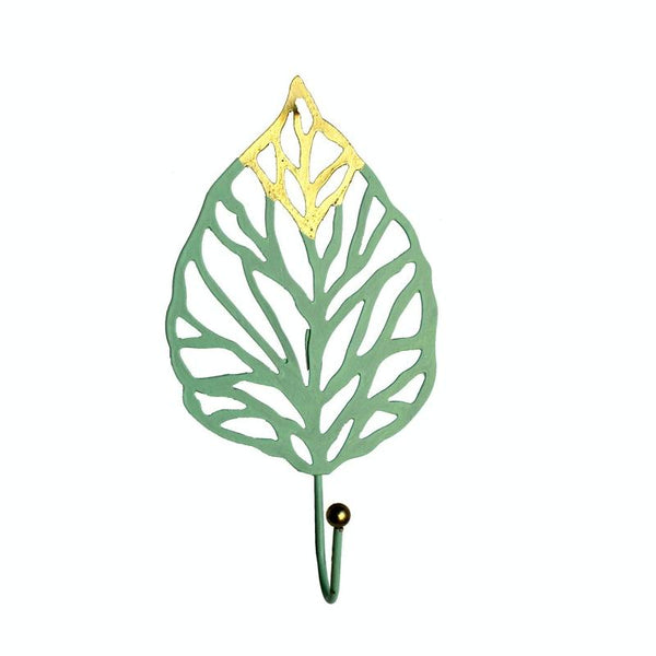 Mini Clothes Hooks Perforated Door & Window Wall Hooks(Green B)