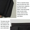 SF001 Oxford Cloth Sofa Armrest Hang Bag Household Storage Bag(Beige)