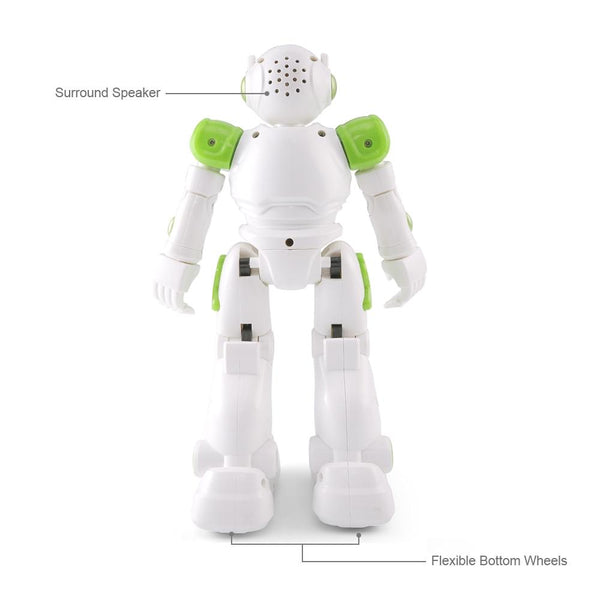 JJR/C R11 CADY WIKE Smart Touch Control Robot with LED Light, Support Waling / Sliding Mode (Green)