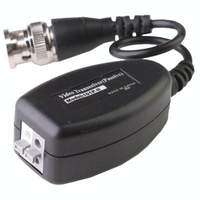 2x Passive Video Balun Transceiver over Cat5/5e UTP Cable (Black)