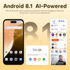 U218 / i16 Pro Max, 1GB+16GB, 6.6 inch Android 8.1 MTK6580A Quad Core, OTG, Network: 3G, Dual SIM, Plug:EU Plug(White)