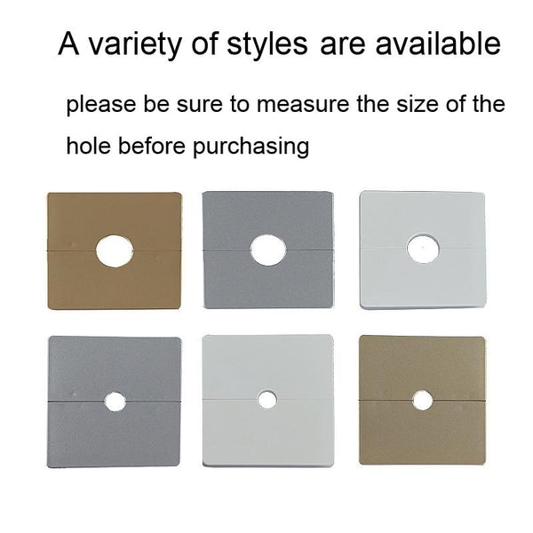 Square Hole Decoration Cover Wall Hole Plug, Style: 1.2cm Hole Gold