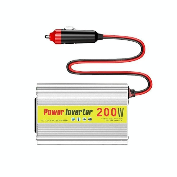 200W Modified Sine Wave Inverter Car Mobile Phone 2.1A Universal Power Supply, Specification: 12 To 220V