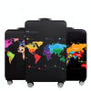 Travel Luggage Cover Suitcase Dustproof Scratch-proof Protection Elastic Sleeve, Size:M Size 22 to 24 inch(World Map)