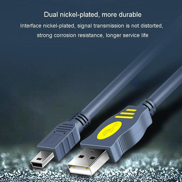 JINGHUA USB2.0 To T-Port Connection Cable MINI5Pin Data Hard Disk Cable, Length: 1.2m