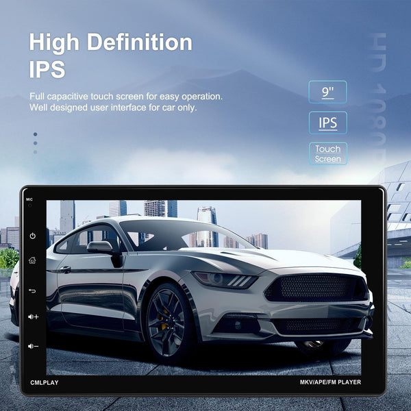 9 Inch Disassembly Screen MP5 Player Android Wireless CarPlay Reversing Image Integrated Machine(Standard)