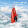 JJR/C S8 2.4G Mini RC Upright High Speed Stunt Boat(Red)