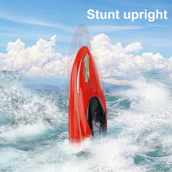 JJR/C S8 2.4G Mini RC Upright High Speed Stunt Boat(Blue)