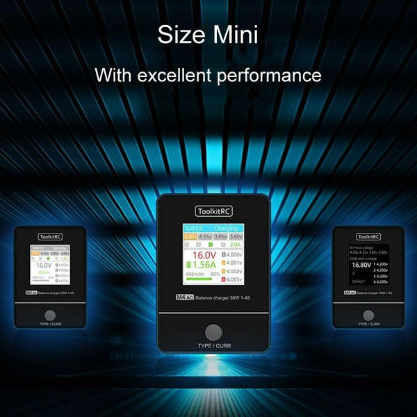 ToolkitRC M4AC Airplane And Car Model Li-Po Battery Balance Charger(US Plug)