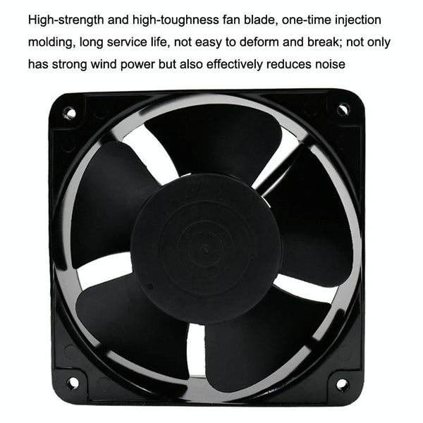 FP20060 220V 20cm Chassis Cabinet Metal Case Low Noise Cooling Fan