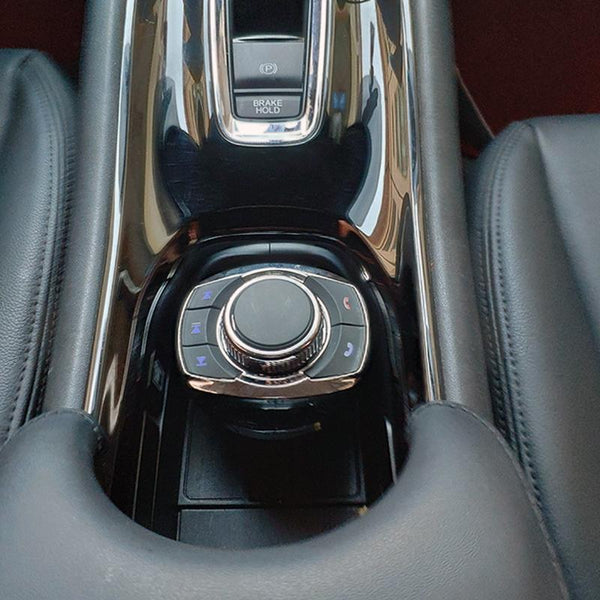 Multifunctional Car Cup Holder Wireless Knob Button Steering Wheel Button Remote Control with Light