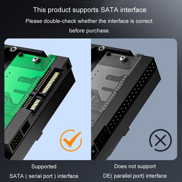 JINGHUA USB3.0 To SATA HDD Adapter Cable For 2.5/3.5 Inch External HDD SSD Hard Drive(30cm)