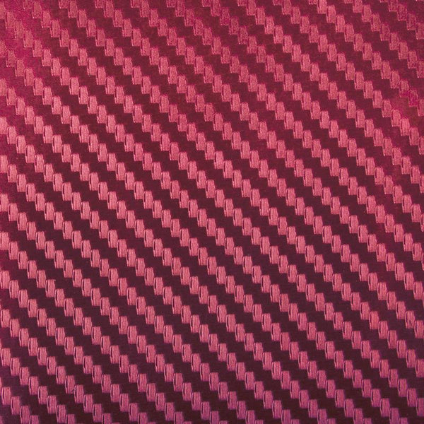 Car Decorative 3D Carbon Fiber PVC Sticker, Size: 127cm x 50cm(Red)