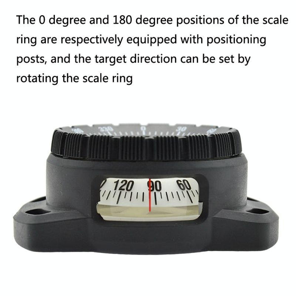 KEEP DIVING CP-992 Strong Magnetic Elastic Rope Luminous Diving Compass(Black)