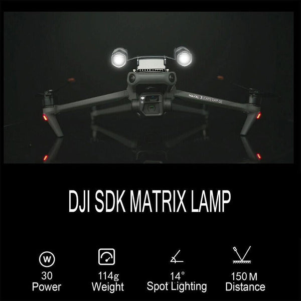 JZ T30 For DJI Mavic 3E / 3T 30W Matrix Lamp Spotlight