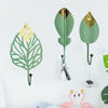Mini Clothes Hooks Perforated Door & Window Wall Hooks(Green D)