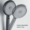 Home Handheld Silicone Supercharged Shower Nozzle, Style: Silver