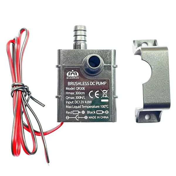 DC12V Solar Micro Brushless Cold Water Circulating Fountain Water Pump, Model: QR30E