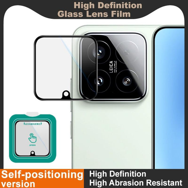 For Xiaomi 15 imak HD Glass Rear Camera Lens Film, Self-positioning Version
