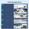 ORICO UTS2 USB 3.0 2.5-inch SATA HDD Adapter with 12V 2A Power Adapter, Cable Length:1m(EU Plug)