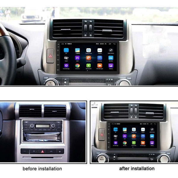 A2222KT 7 Inch Android Navigation WiFi Version 1+32G GPS Bluetooth 2.5D Screen Car Central Control MP5 Player, Style: Standard+8Lights Camera