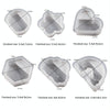 2pcs Business Card Holder Photo Clip Mold DIY Crystal Glue Resin Mold, Style: Clouds 005