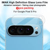 For Google Pixel 9 Pro 2pcs/Set imak HD Glass Rear Camera Lens Film