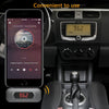 Doosl DSER116 Multifunctional Car FM Transmitter Wireless Music Receiver with 3.5mm Jack & LCD Display, Support Hands-free Call(Black)