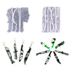 DIY Ghostface Dagger Halloween Crystal Drop Mold, Style: 5601(Transparent)