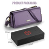 CaseMe ME30 Max Multifunctional Large-Capacity Shoulder Crossbody Phone Bag(Purple)