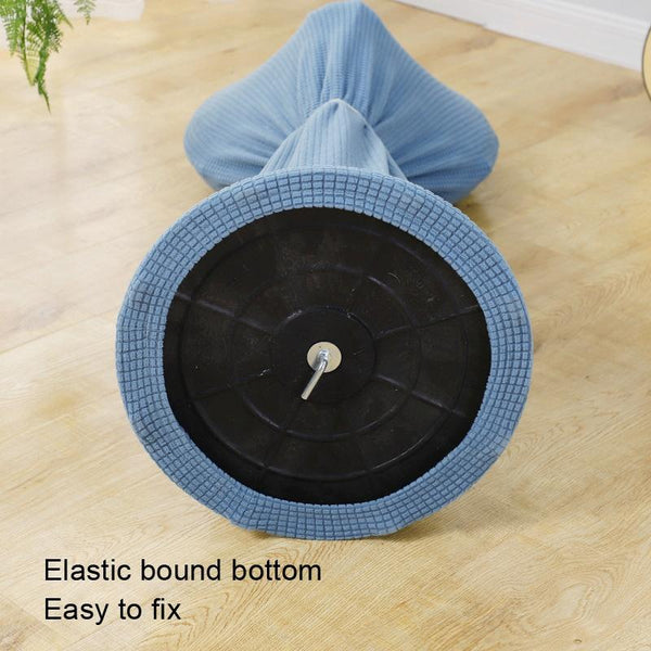 Round Elasticity Fan Dust Cover Household Use Fabric Fan Protective Cover, Size: 110x45cm(Gray)
