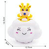 Fallow Deer Rain Cloud Children Baby Bathing Beach Play Toys(White)