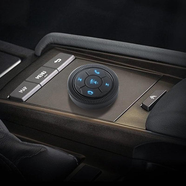 DQX-999A Multifunctional Steering Wheel Button Controller Car DVD Screen Wireless Remote Control (Black)