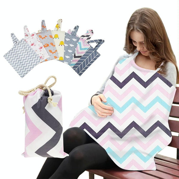 Mother Outing Privacy Scarf Breastfeeding Canopy Baby Breast Feeding Apron, Style: Gray Ripple