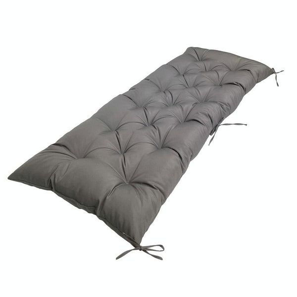 150x50x8cm Outdoor Bench Waterproof Sunscreen Thickened Soft Cushion(Dark Gray)