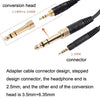 ZS0185 For Sennheiser HD598 / HD558 / HD518 / HD595 Earphone Spring Cable, Cable Length: 1.4m-3m