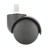 M10 Screw Quiet Swivel Chair Universal Wheels Office Chair Roller Casters(Black)