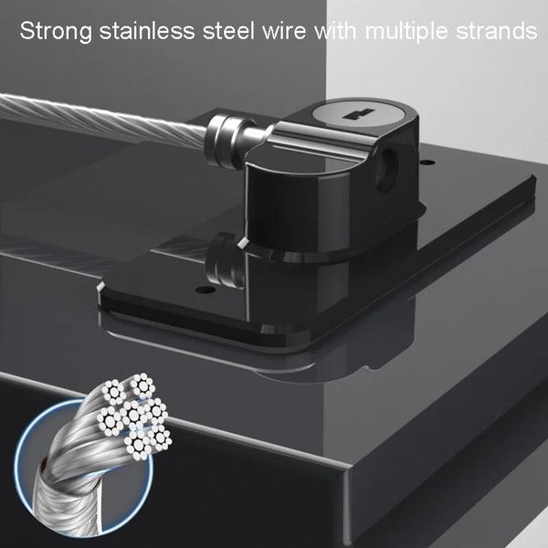 Multifunctional Children Window Safety Lock With Key Refrigerator Cabinet Lock Dual Purpose Limator(Black)