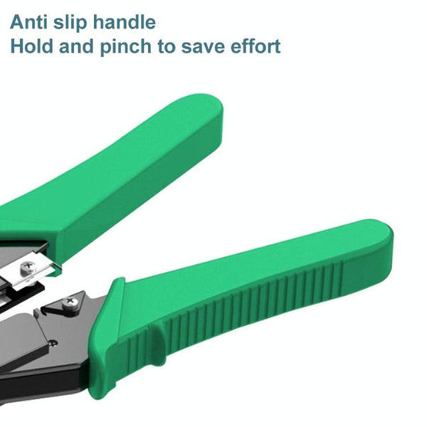 8P8C Handle Networking Crimper Pliers Tool(Green)