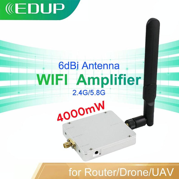 EDUP EP-AB015 4W 2.4GHz/5.8GHz Dual Band Wireless Signal Booster WiFi Amplifier