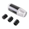Universal Car Carbon Fiber Metal Gear Shift Knob (Silver)